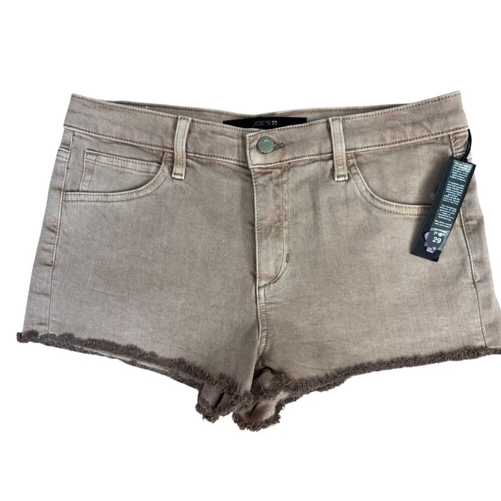 Joes Womens Blush Denim Cutoff Short Shorts Size 29 Frayed Hem